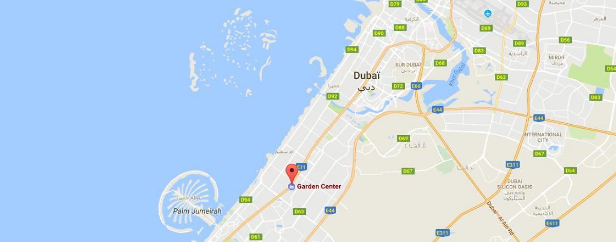 Dubai-garden-Center Landkarte