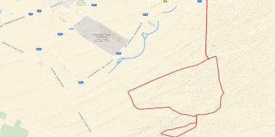 Al Qudra cycle path Lageplan