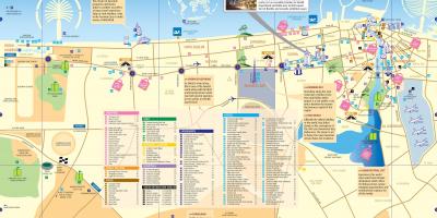 Karte von Dubai city centre