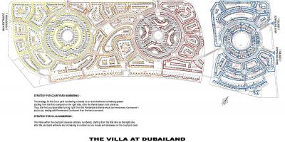 Die villa Dubai Karte