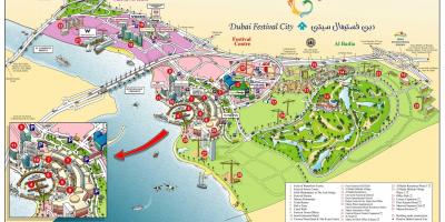 Dubai festival city-map