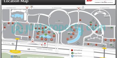 Karte von Dubai internet city
