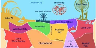 Karte von Dubailand