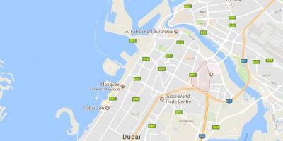 Karte von Oud Metha Dubai