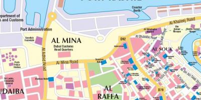 Dubai port Karte