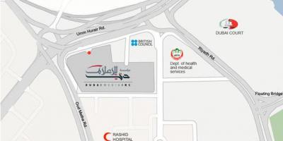 Rashid hospital, Dubai Karte