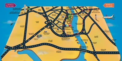 Karte von Children ' s city Dubai